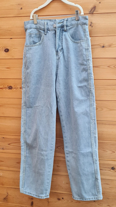 Women's Ripped Denim Trousers Size S