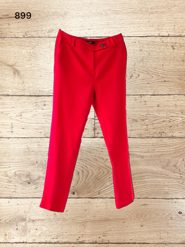 Women's Tailoring Red Trousers Size 8L
