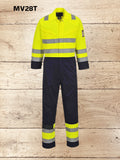Hi Vis Modaflame Coverall Overall Contrast Flame Resistant MV28T Size M