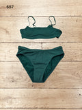 Green High Cut Bikini Set Size M