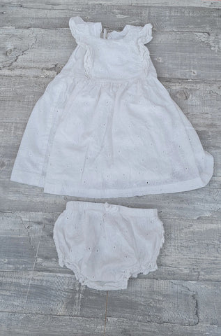 Girls' 2 Pcs Set of Dress and Panties 12-18 Months