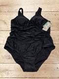 Women's One Piece Swimsuit Square Neck Size L / UK 12 - 14