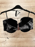 Tahiti Palm Print Bikini Top Size 36F