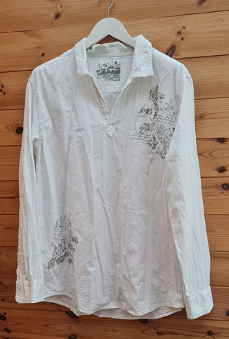 Men's Print Shirt Size L