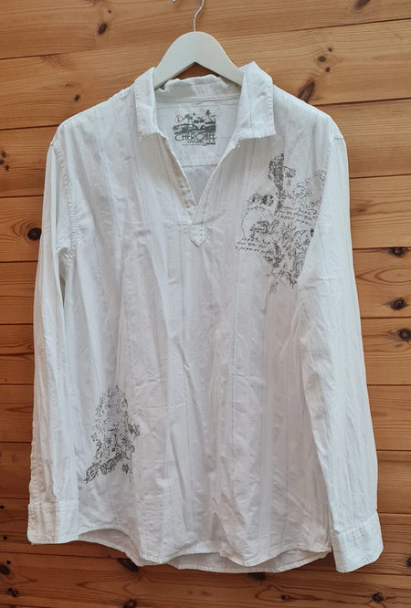 Men's Print Shirt Size L