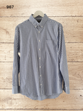 Men's Check Tailored Fit Long Sleeve Pure Cotton Shirts Size XL
