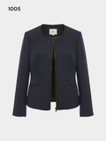 Women's Danaelle Navy Jacket Blazer Size T2 - M
