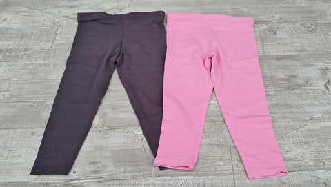 Girl's Set of 2 Pair Leggings 2/3 Years
