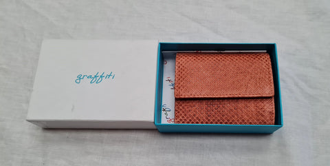 Women's Terracotta Coral Purse / Wallet