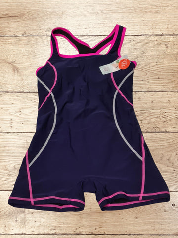 Women Wide Straps One Piece Swimsuit Size S / UK 10