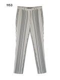 Women's Slim Fit Striped Trousers Size 8