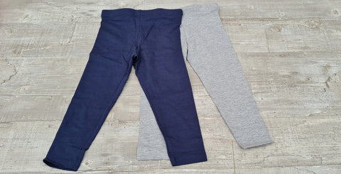 Girl's Set of 2 Pair Leggings 2/3 Years