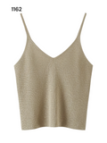 Women's Top – Shiny Gold Size S