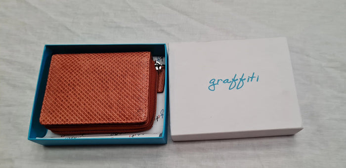Women' Coral Terracotta Wallet