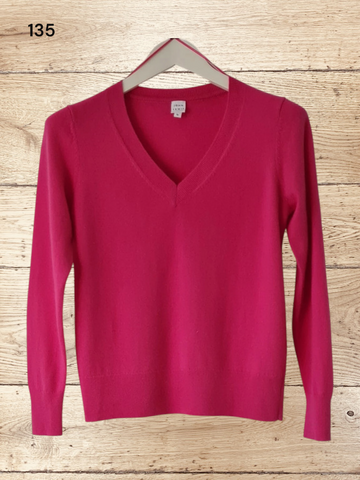 Women's V Neck Pink Jumpers Size 12