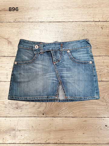 Women Denim Mini Skirt Size 10