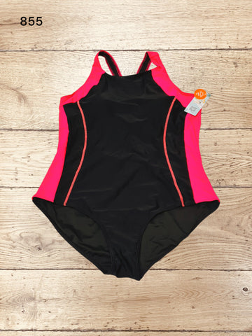 Women's Athletic One Piece Swimsuit Racerback  Size 3XL
