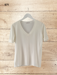 Women's Short Sleeve Creamy Jumper Size 8