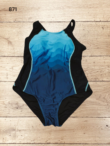 Women's Competitive Athletic One Piece Swimsuit Size M / UK 12