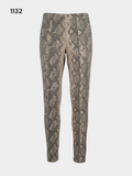 Women's Snake Print Leggings/Trousers "Urban Safari" Size 6