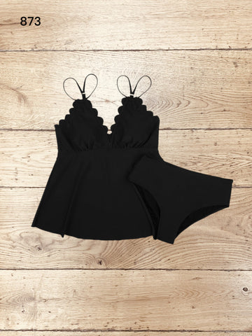 Women's Tankinis Set Adjustable Straps Swimsuit Size XL