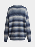 Men's Crew Neck Striped Jumper Size L