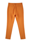 Women's 7/8 Cigarette Trousers Orange Size 10