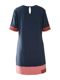 Women's Navy Viscose Mini Dress Size 10