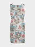 Women's Sylvia Nautical Pattern Dress Size 10