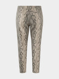 Women's Snake Print Leggings/Trousers "Urban Safari" Size 6