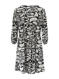 Women's Leaf Print Summer Dress Size 8