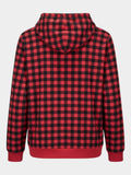 Women's Checked Hoodie Size XXL