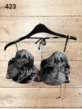 Tahiti Palm Print Bikini Top Size 36F