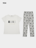 Women's Printed Pyjamas Set Size 8/10