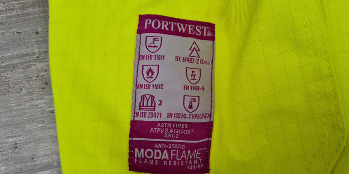 MV46S - Hi-Vis Modaflame Trousers Size S