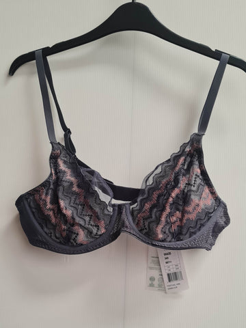 Festival Vibe Bra Cinder Grey Size 34D