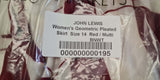 Women's Geometric Plated Skirt Size 14