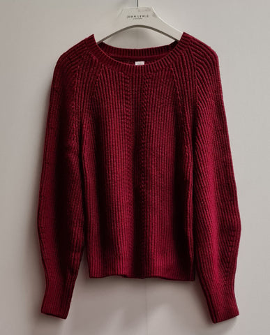 Women's Rib Crew Neck Jumper Size 10