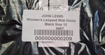 Women's Leopard Midi Dress Size 12