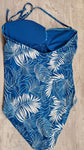 Mirage Knotted Front Swimsuit, Teal Size 18
