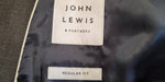 Super 100s Wool Birdseye Regular Fit Suit Jacket, Charcoal Size 40L