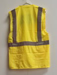 Hi Vis L476 Built in LED Executive Vest Safety Waistcoat - Yellow Size XXL