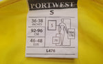 Portwest Hi Vis L476 Built in LED Executive Vest Safety Waistcoat - Yellow Size S
