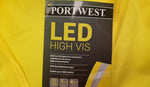 Hi Vis L476 Built in LED Executive Vest Safety Waistcoat - Yellow Size XXL