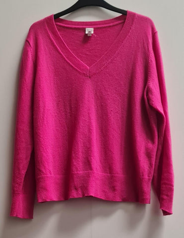 Women's Cashmere V Neck Jumper  Size 16