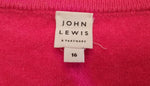 Women's Cashmere V Neck Jumper  Size 16