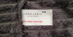 Women's Ribbed Throw On Fleece Size S/M