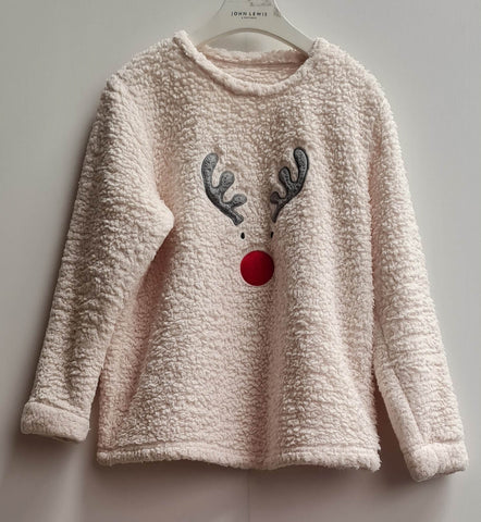 Women's Reindeer Blouse Size L