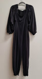 Women's Black Cotton Jumpsuit Size S