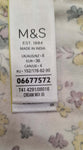 Women's Flower Printed Blouse Top Size 8
